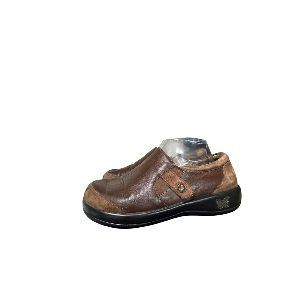 Alegria Slip On Paityn Cocoa Clog Brown Comfort Shoes Women's Size 39 US 8.5